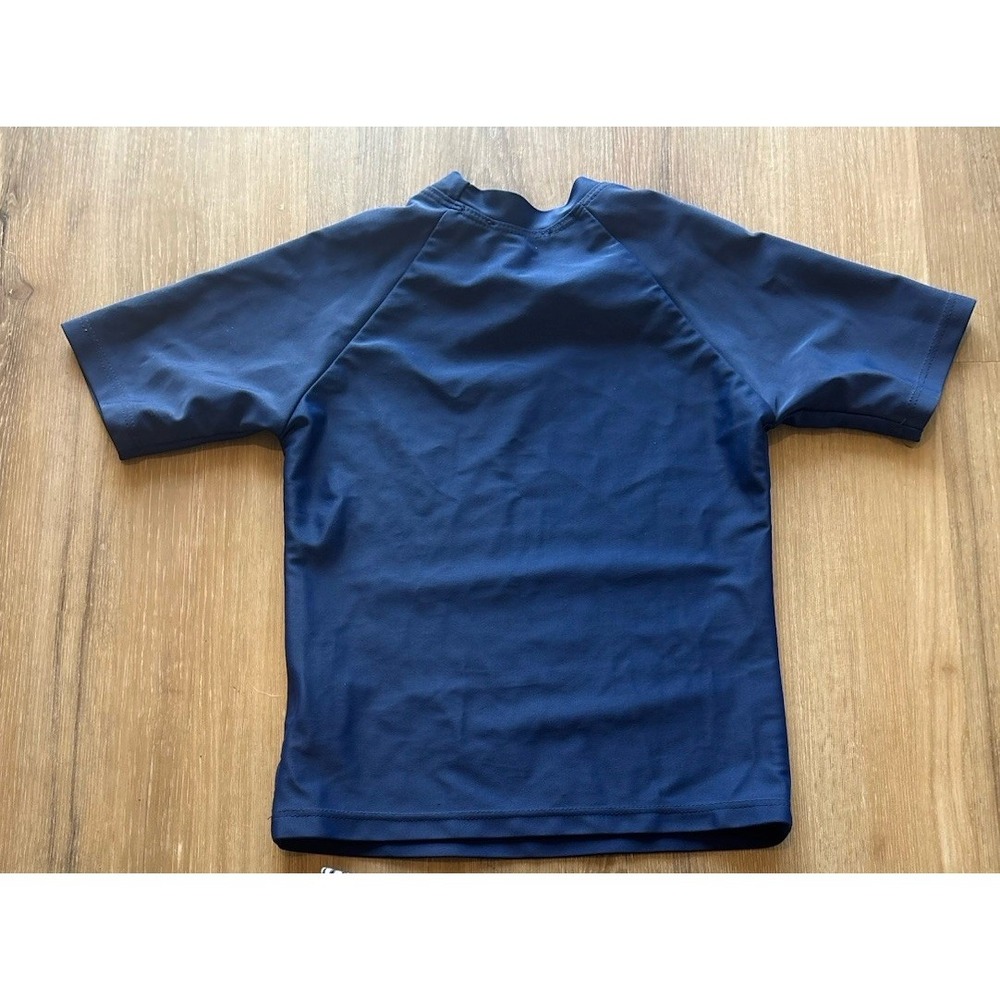 Minnow Rashguard Blue Short Sleeve Size 5/6T - Picture 6 of 6